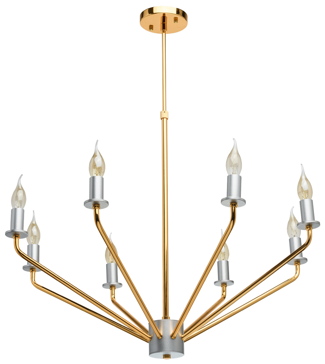 

Люстра MW-LIGHT на штанге без плафонов 699011008 Атмосфера 8x40W E14 220 V