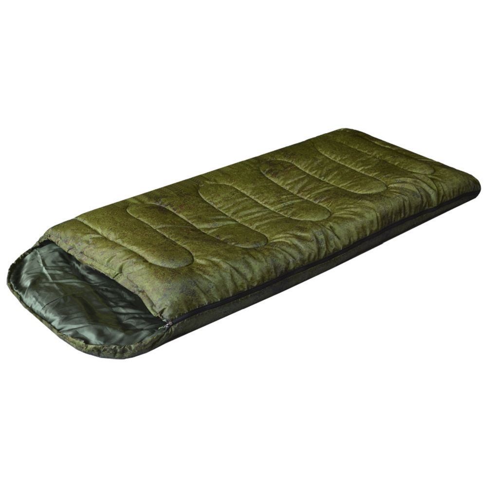 Спальный мешок с подголовником Prival Сamp bag плюс, до -5°С, 220х95см, камуфляж Пиксель