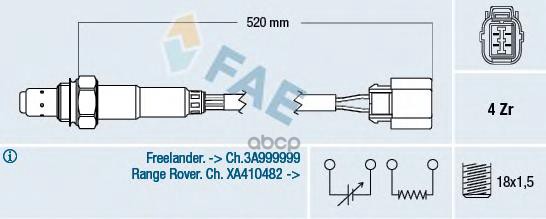 Лямбда-зонд FAE 77318