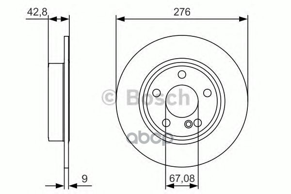 фото Тормозной диск bosch 0986479a03