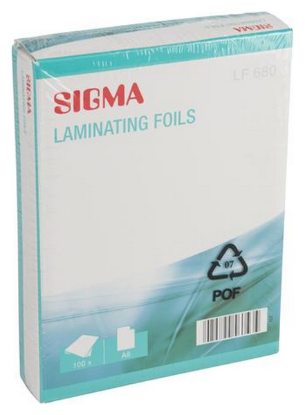 Пленка для ламинирования Sigma LF 680 A6 100 шт