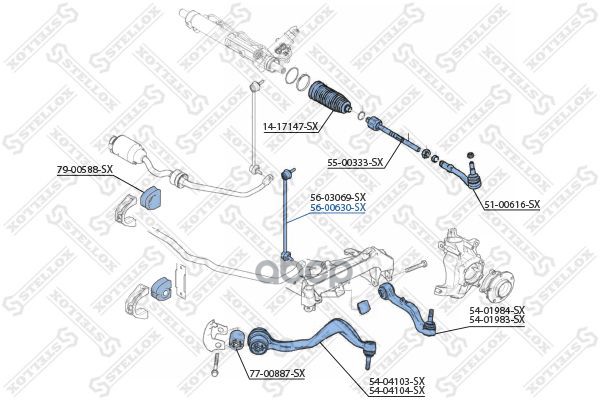 фото Стойка стабилизатора stellox 5600630sx