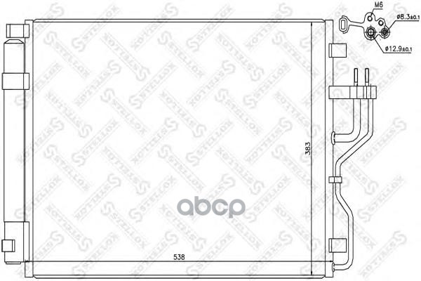 

Радиатор кондиционера Stellox 1045706SX