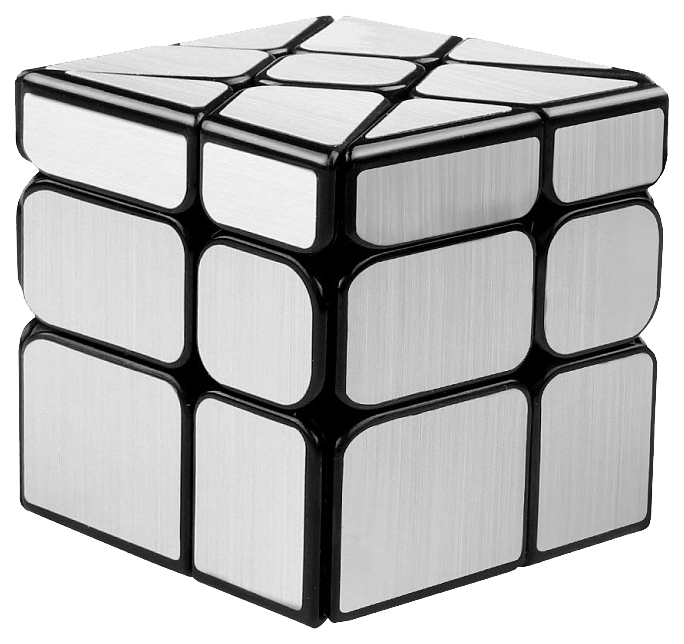 Головоломка PlayLab Зеркальный Кубик Колесо Серебро головоломка playlab зеркальный кубик 2х2 серебро