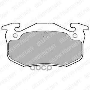 

К-т торм, колодок Re PSA, Renault DELPHI LP699