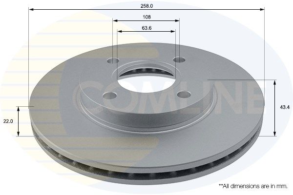 фото Тормозной диск comline adc1206v