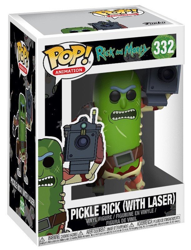 фото Фигурка funko pop! animation: rick and morty: pickle rick withlaser