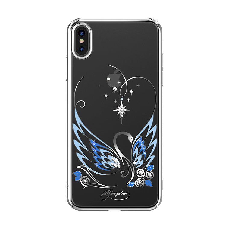 фото Чехол с swarovski kingxbar swan series для iphone xs max