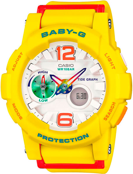 фото Наручные часы кварцевые женские casio baby-g bga-180-9b