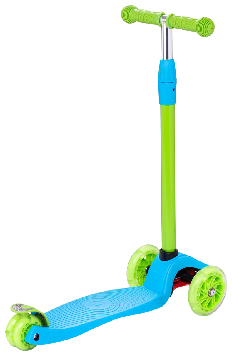 

Самокат 3-колесный Ridex Zippy 2.0 3D 120/80 мм Голубой