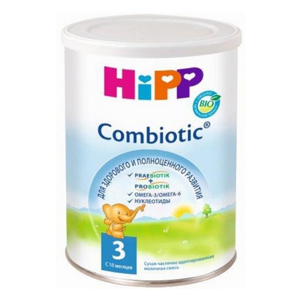 

Молочная смесь HiPP Combiotic 3 от 10 мес. 800 г, Combiotic 3