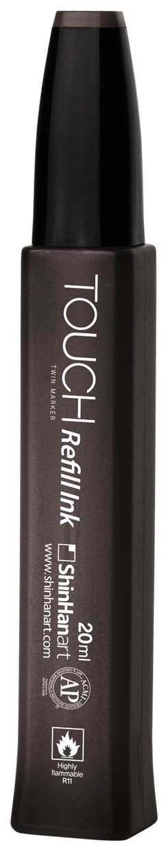 фото Заправка для маркера touch на спиртовой основе, 20 мл, цвет: wg9, серый теплый