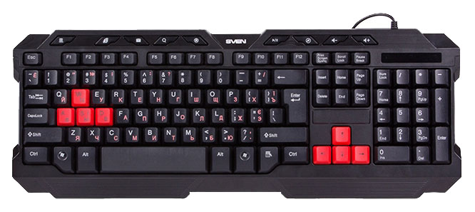 

Игровая клавиатура Sven Challenge 9700 Black, Challenge 9700