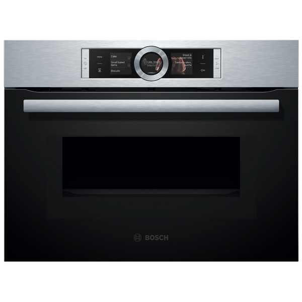 фото Встраиваемый электрический духовой шкаф bosch cmg6764s1 silver