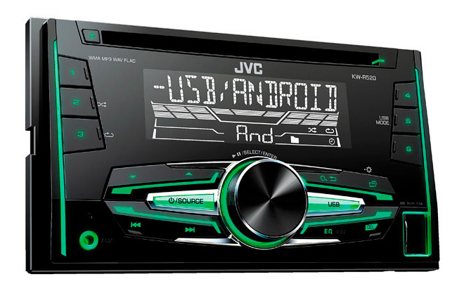 

Автомобильная магнитола JVC KW-R520, KW-R520
