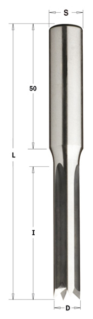 

Фреза HL для долбежного станка 12x55x110 Z=4 S=13 RH-LH CMT 104.120.30, 104.100.32