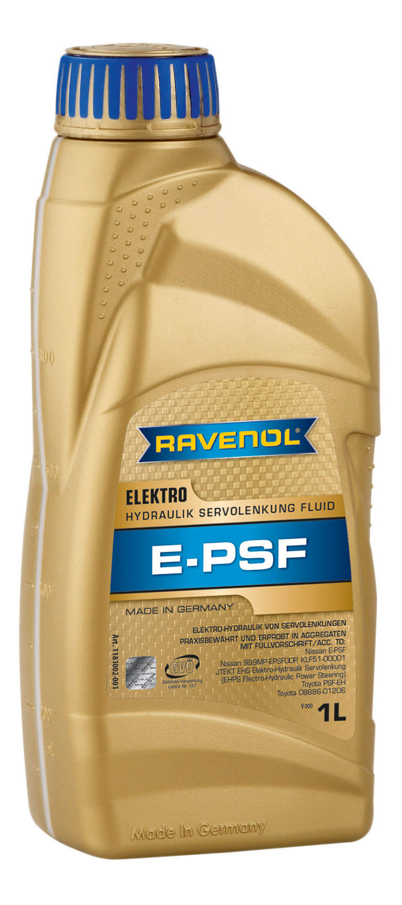 Трансмиссионное масло RAVENOL Elektro-Hydraulik E-PSF Fluid ( 1л) new 4014835839908