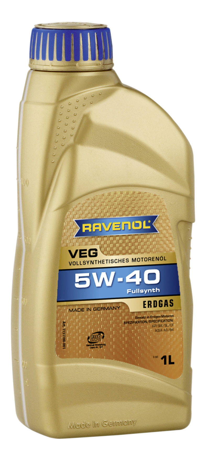 фото Моторное масло ravenol veg sae 5w-40 1л