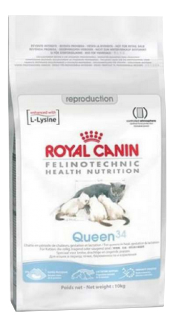 фото Сухой корм для кошек royal canin queen 34, в период течки, беременности и лактации, 4кг