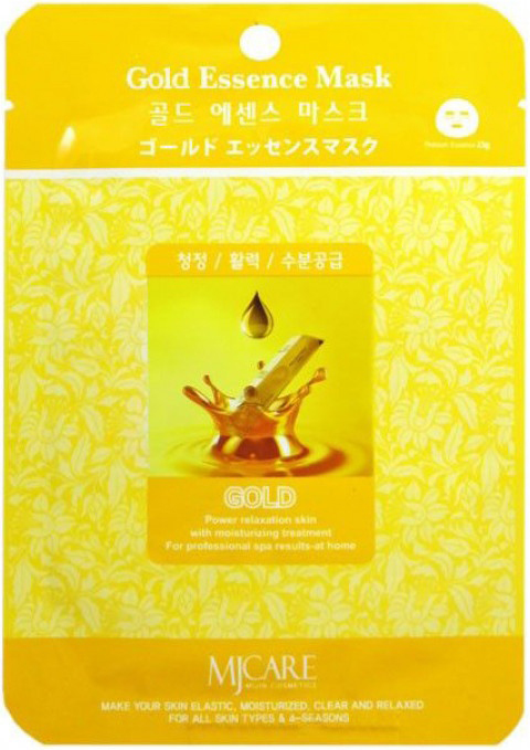 Маска для лица MJ CARE Gold Essence Mask 23 г