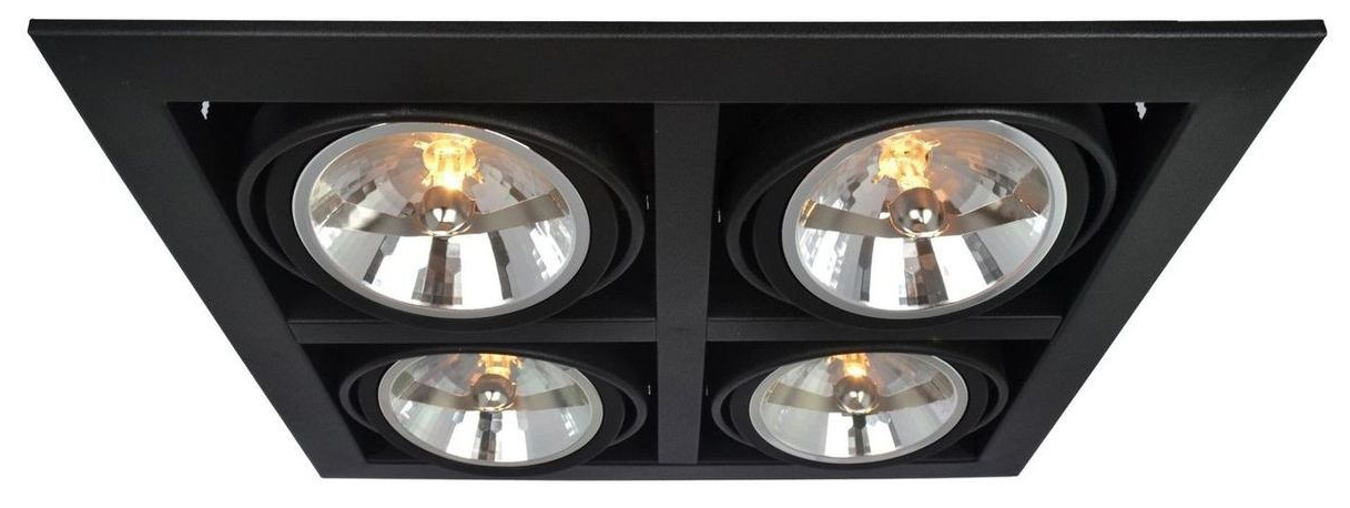

Встраиваемый светильник Arte Lamp Cardani A5935PL-4BK, a5935PL-4BK