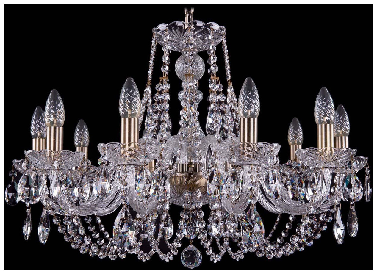 фото Люстра подвесная bohemia ivele crystal 1406/10/240/pa