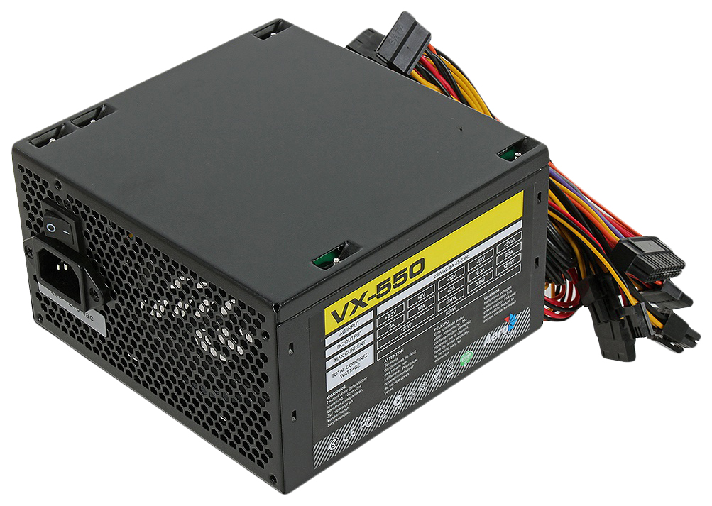 

Блок питания компьютера AeroCool VX-550, vX-550