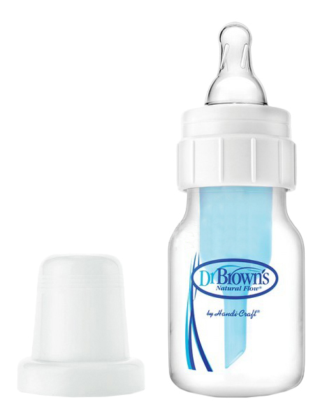 Детская бутылочка Dr. Brown's Стандартное горлышко с силиконовой соской 60 мл