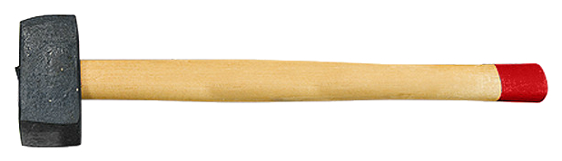 Кувалда СИБРТЕХ деревянная рукоятка 2000г 10951 деревянная рукоятка для кувалды ремоколор