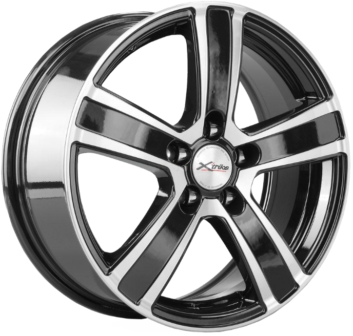 

Колесный диск X'trike R16 7J PCD5x100 ET38 D67.1 10915, Черный, X-108