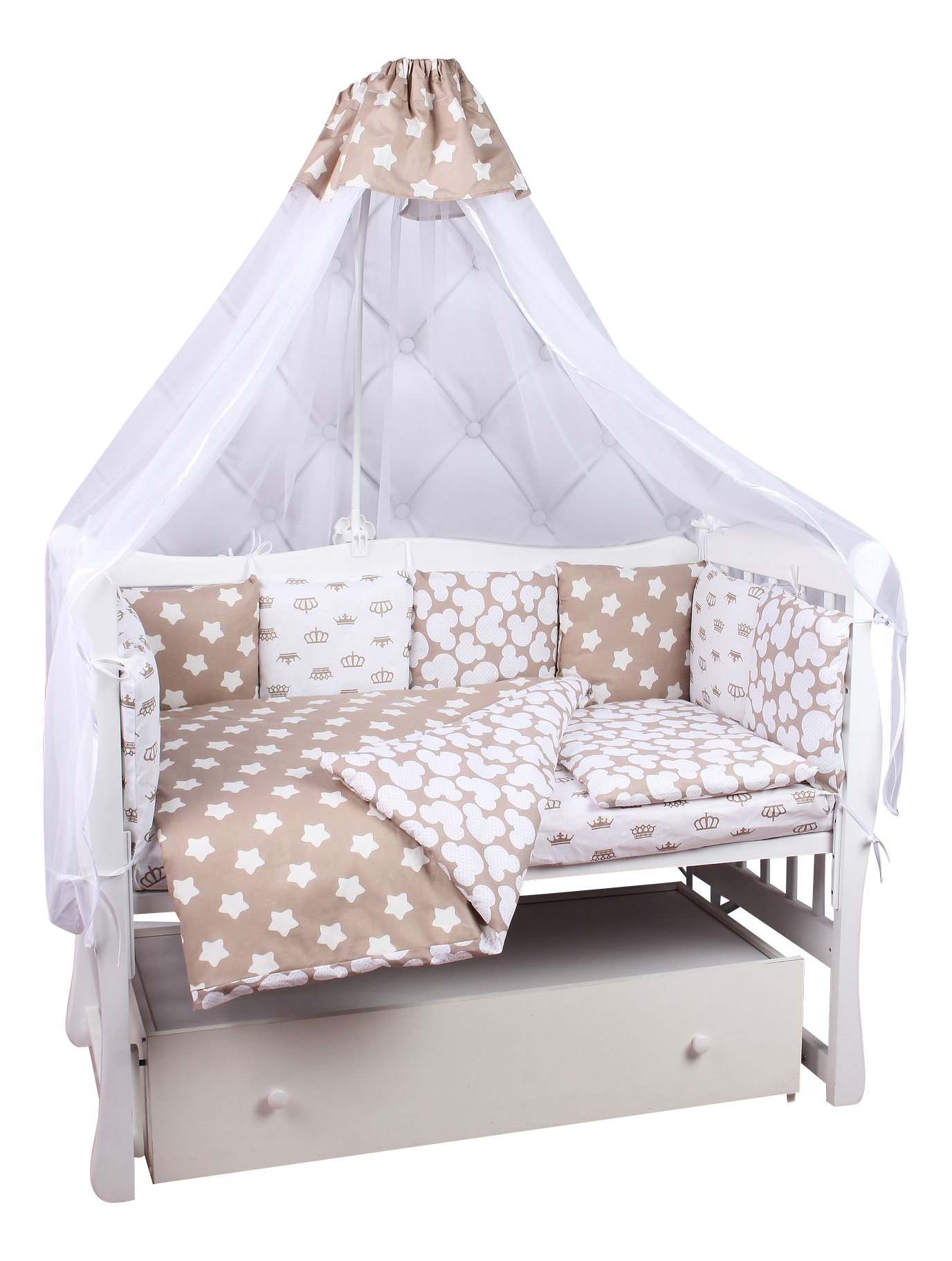 

Комплект в кроватку Amarobaby Soft 19 предметов, Amarobaby Soft 19 предметов