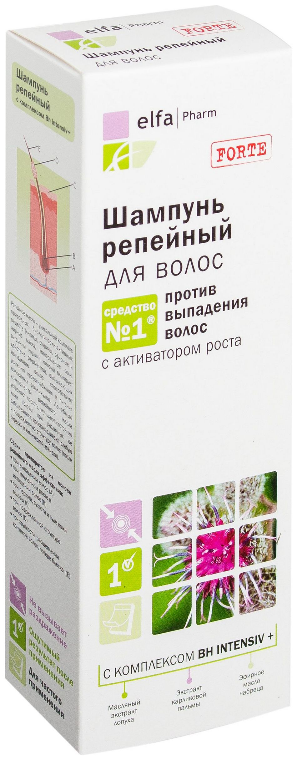 фото Шампунь elfa pharm репейный 200 мл