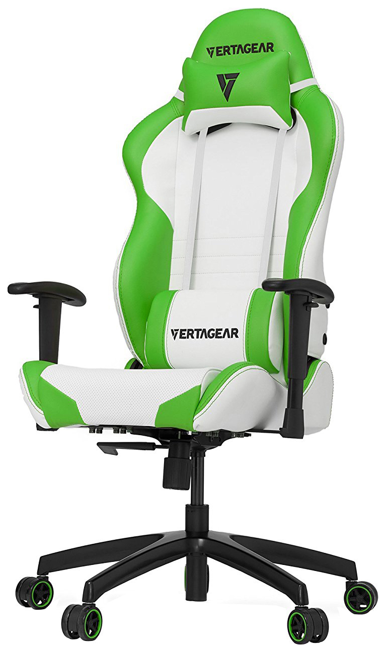 Игровое кресло Vertagear VG-SL2000_WGR, белый/зеленый