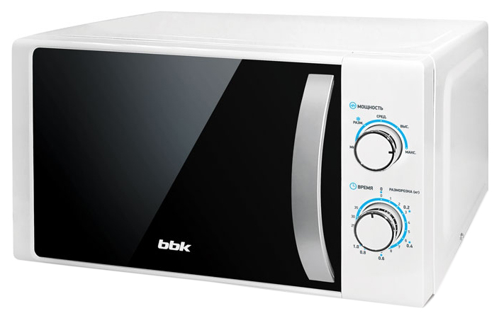 Микроволновая печь соло BBK 20MWS-711M/WS белый, черный