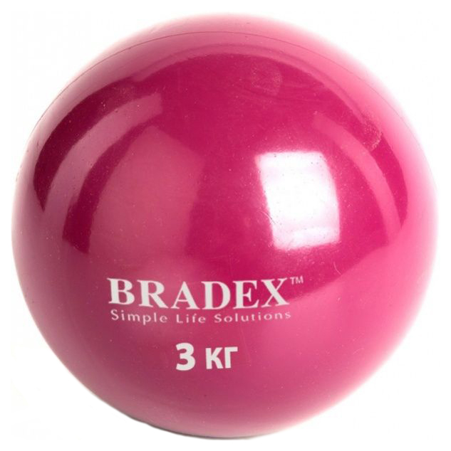 

Медицинбол Bradex 3 кг SF 0258, Розовый