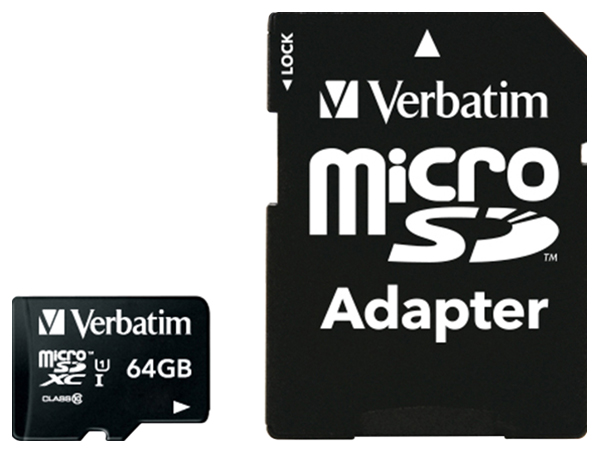 фото Карта памяти verbatim micro sdxc 44084 64gb