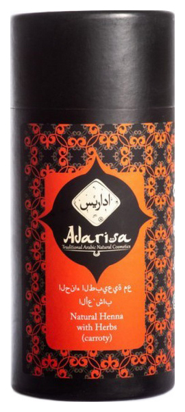 фото Краска для волос adarisa natural henna with herbs рыжая 100 г