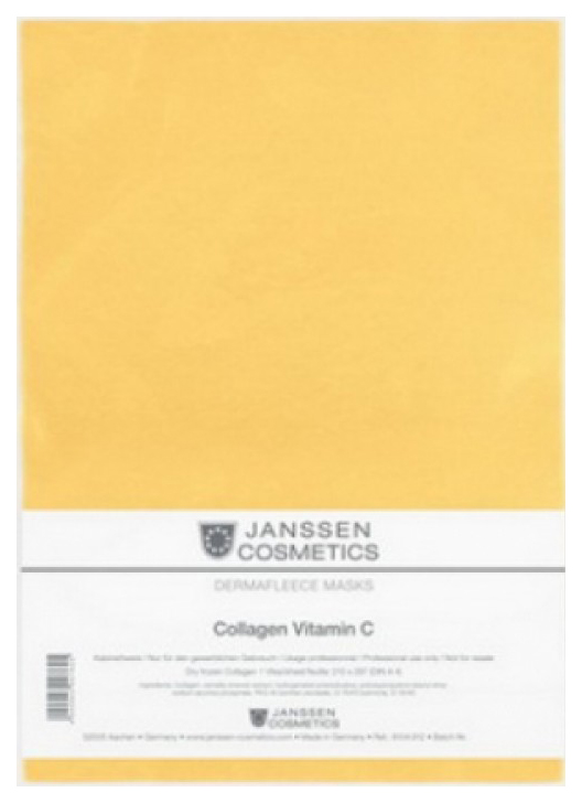 фото Маска для лица janssen collagen vitamin c 1 шт