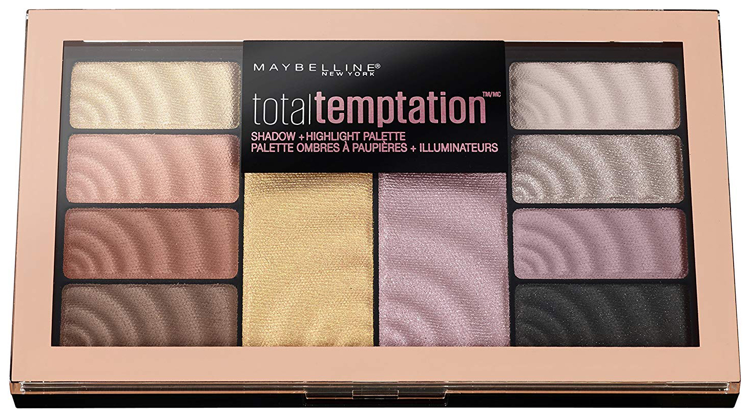 фото Тени для век maybelline new york total temptation eyeshadow + highlight palette