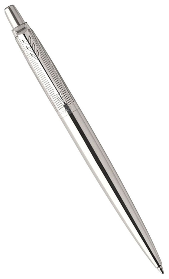 

Ручка шариковая Parker Jotter Premium - Stainless Steel Diagonal CT, M, k176