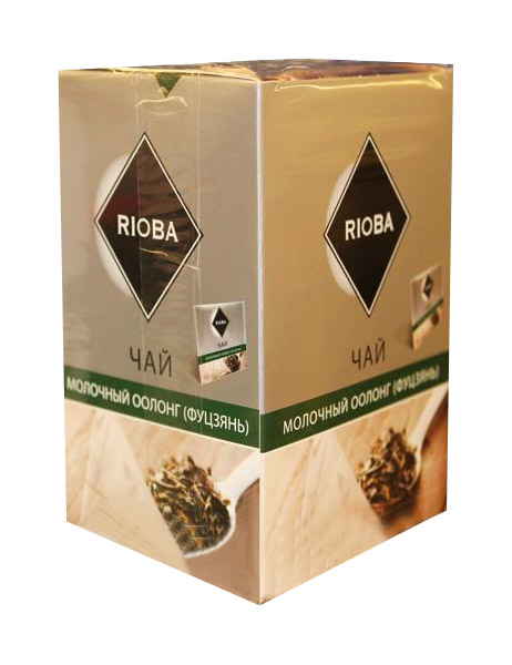 Чай молочный оолонг Rioba красный байховый крупнолистовой 20 пакетиков