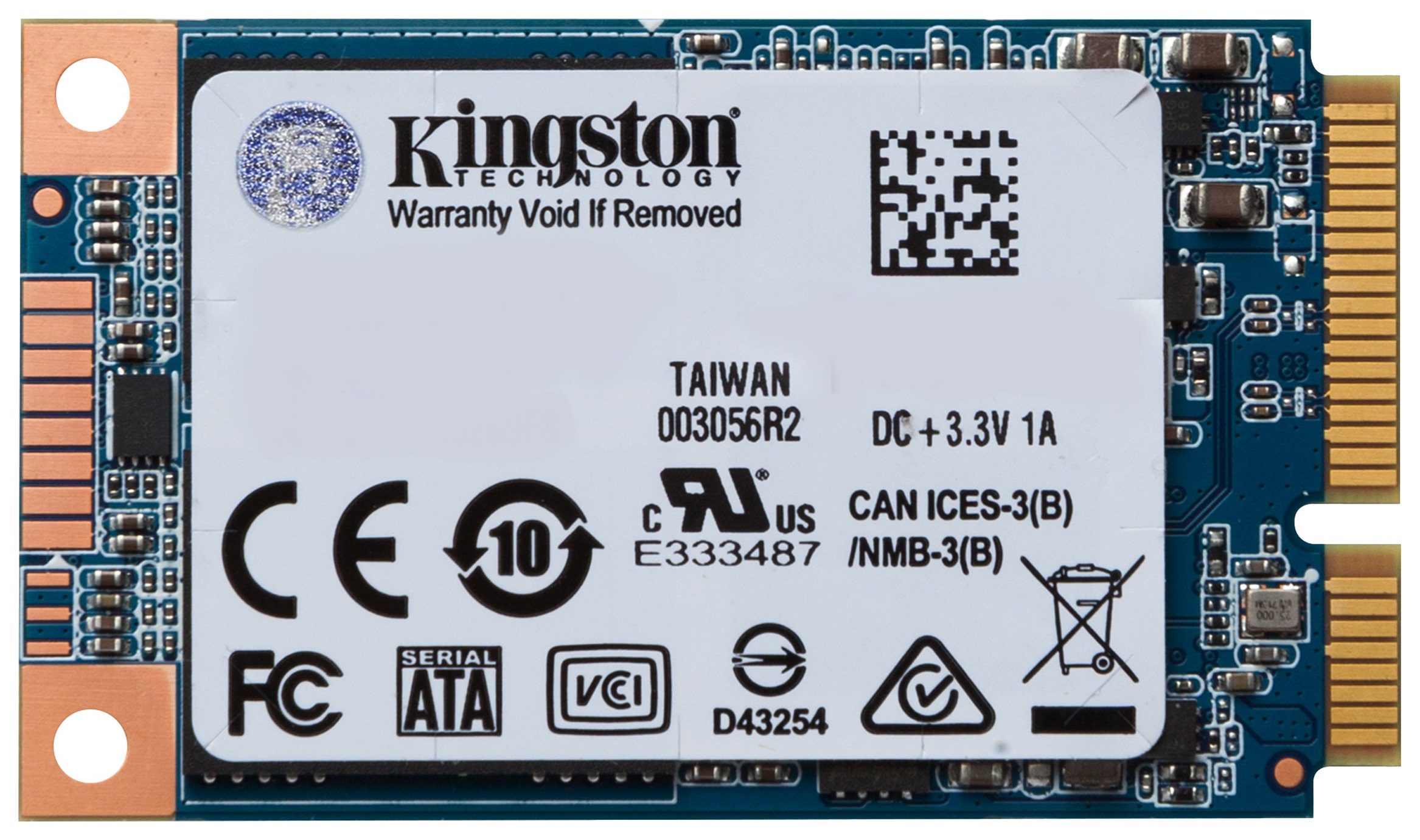 

SSD накопитель Kingston UV500 mSATA 120 ГБ (SUV500MS/120G), UV500