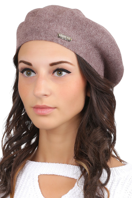 

Берет женский FABRETTI S2017-3 розовый ONE SIZE, S2017-3-D.BEIGE РОЗОВЫЙ