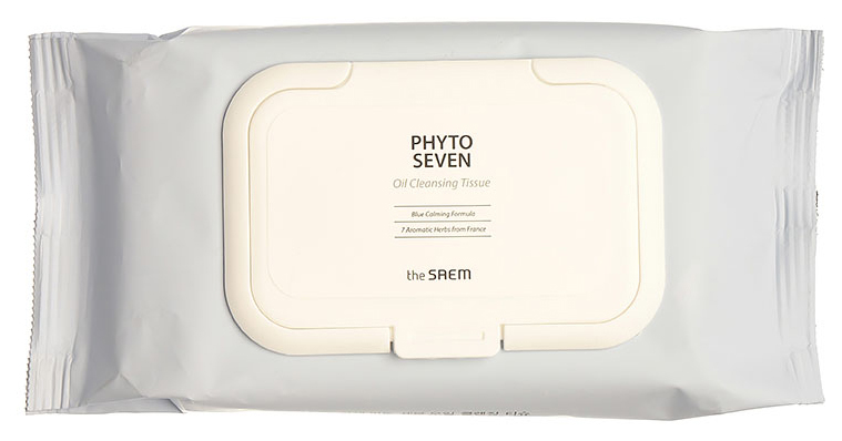 Влажные салфетки The Saem Phyto Seven Oil Cleansing Tissue 60 шт.