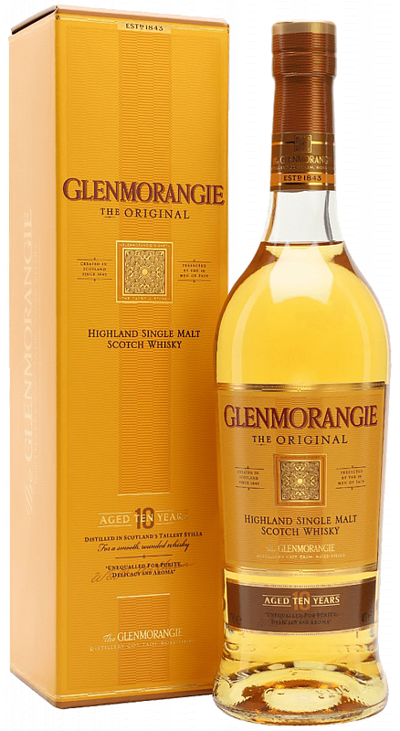 

Виски Glenmorangie The Original 10 years single malt scotch whisky (gift box)