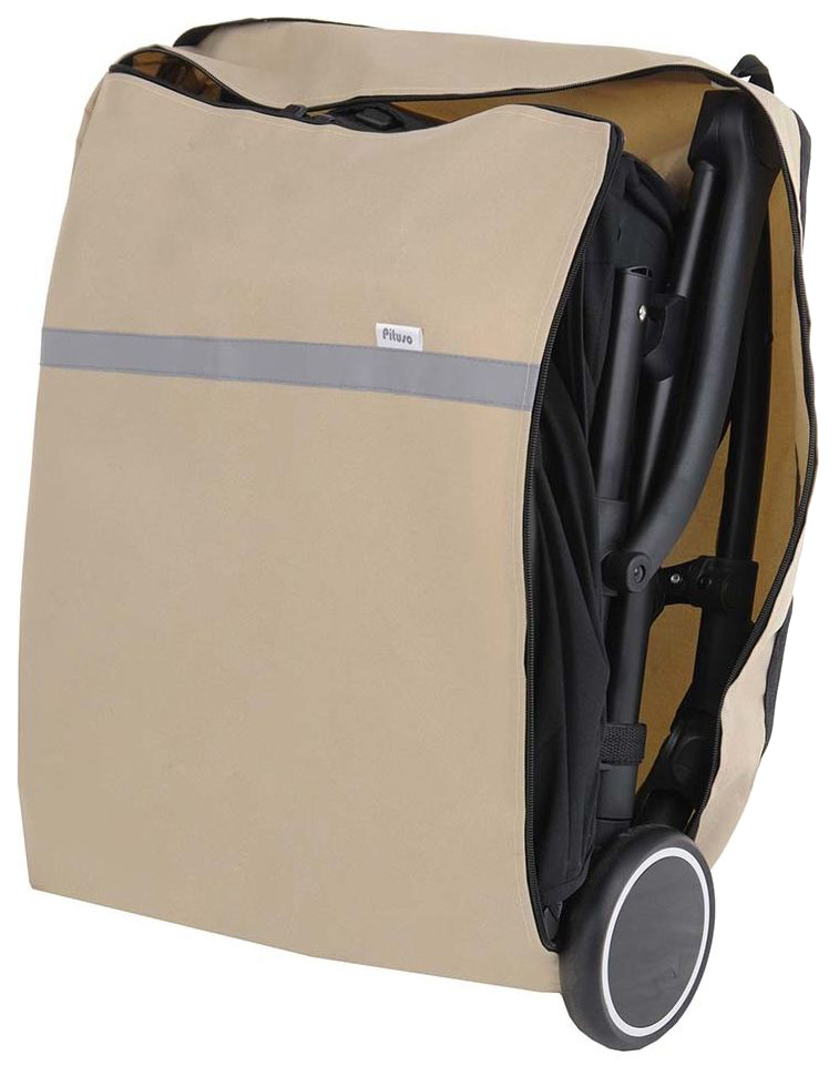 фото Pituso сумка-чехол для малых колясок сложением "книжка" бежевый