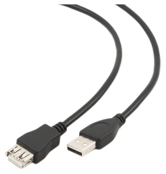 фото Кабель cablexpert usb a-usb a, m-f 4,5м black (ccp-usb2-amaf-15c)