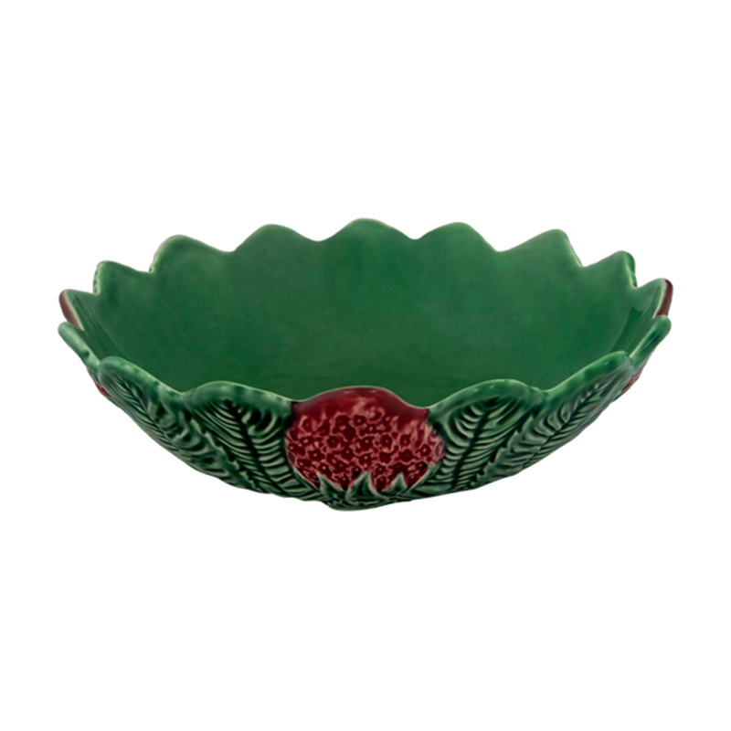 

Салатник Bordallo Pinheiro Strawberries 23,5x23,5x6,5 см