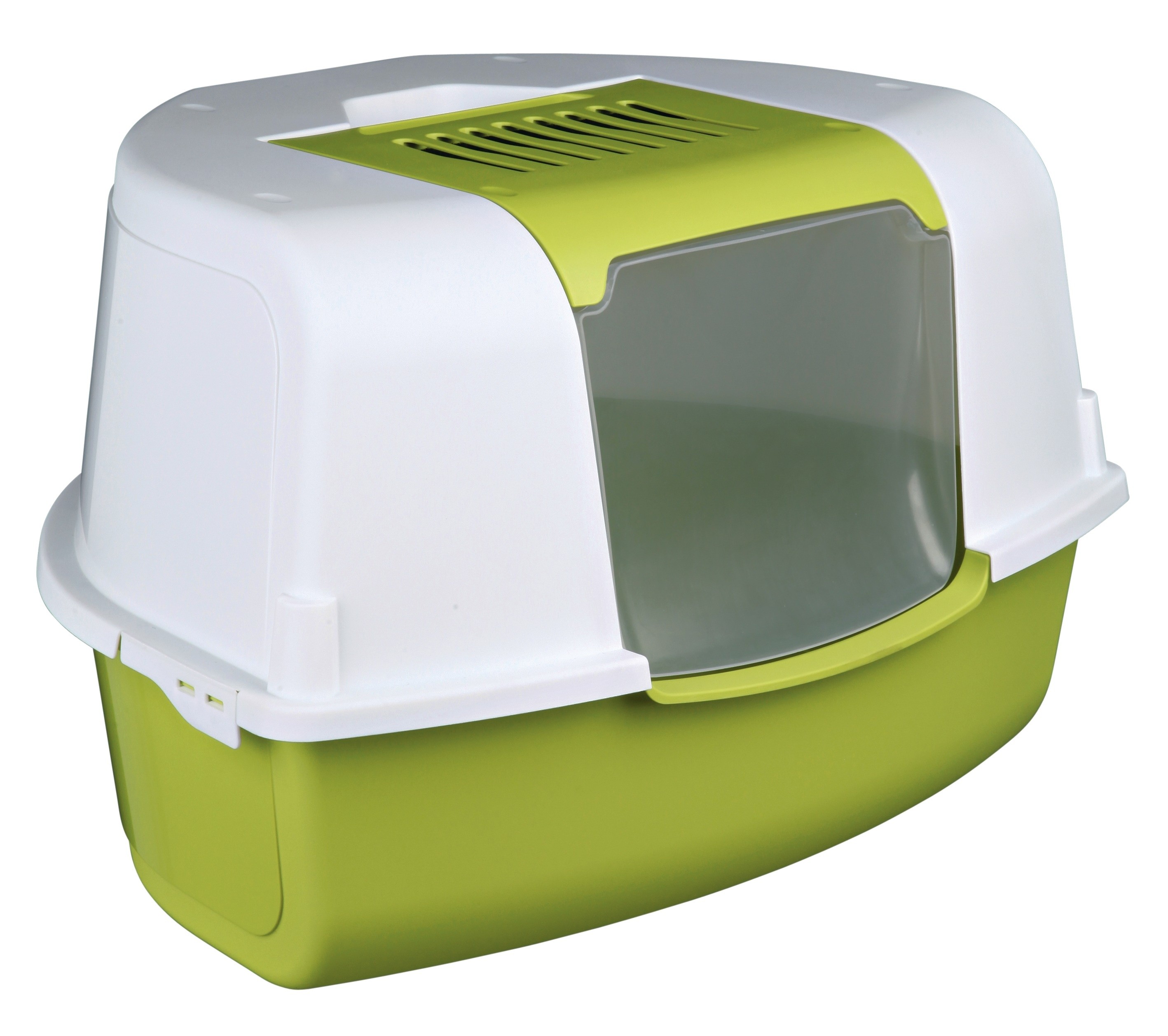 

Туалет для кошек TRIXIE Tadeo Open Top, угловой, зеленый, белый, 58х38х50 см, Tadeo Open Top