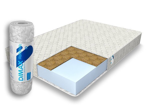 

Матрас dimax Практик Чип Ролл 18 кокос 110х190, Практик Чип Ролл